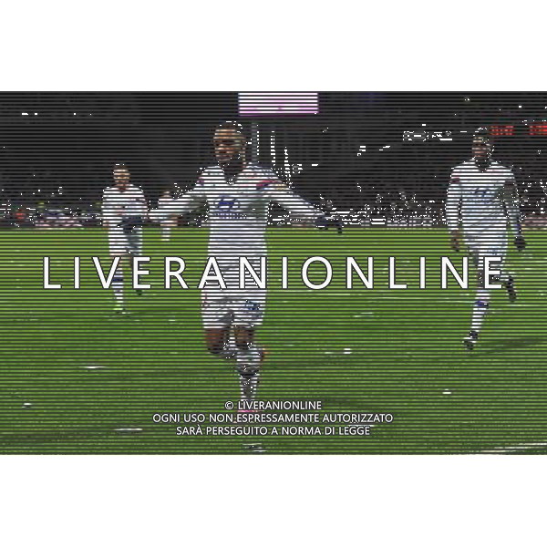 Joie Alexandre LACAZETTE - 12.12.2014 - Lyon / Caen - 18eme journee de Ligue 1 - Photo : Jean Paul Thomas / Icon Sport AG ALDO LIVERANI SAS ONLY ITALY