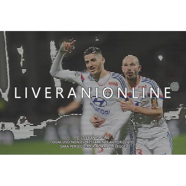Joie Yassine BENZIA - 12.12.2014 - Lyon / Caen - 18eme journee de Ligue 1 - Photo : Jean Paul Thomas / Icon Sport AG ALDO LIVERANI SAS ONLY ITALY