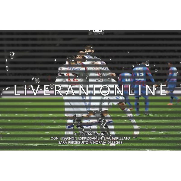 Joie Yassine BENZIA - 12.12.2014 - Lyon / Caen - 18eme journee de Ligue 1 - Photo : Jean Paul Thomas / Icon Sport AG ALDO LIVERANI SAS ONLY ITALY
