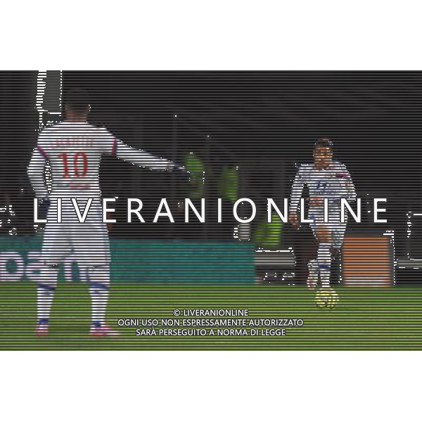 Alexandre LACAZETTE / Corentin TOLISSO - 12.12.2014 - Lyon / Caen - 18eme journee de Ligue 1 Photo : Jean Paul Thomas / Icon Sport AG ALDO LIVERANI SAS ONLY ITALY