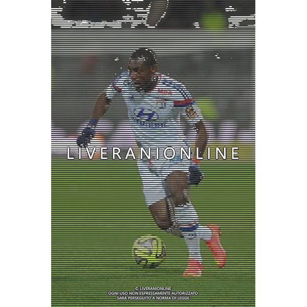Henri BEDIMO - 12.12.2014 - Lyon / Caen - 18eme journee de Ligue 1 Photo : Jean Paul Thomas / Icon Sport AG ALDO LIVERANI SAS ONLY ITALY