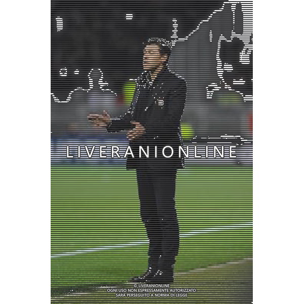 Hubert FOURNIER - 12.12.2014 - Lyon / Caen - 18eme journee de Ligue 1 Photo : Jean Paul Thomas / Icon Sport AG ALDO LIVERANI SAS ONLY ITALY