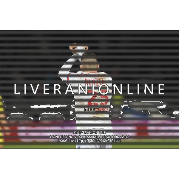 JOIE DE Yassine BENZIA - 12.12.2014 - Lyon / Caen - 18eme journee de Ligue 1 Photo : Jean Paul Thomas / Icon Sport AG ALDO LIVERANI SAS ONLY ITALY