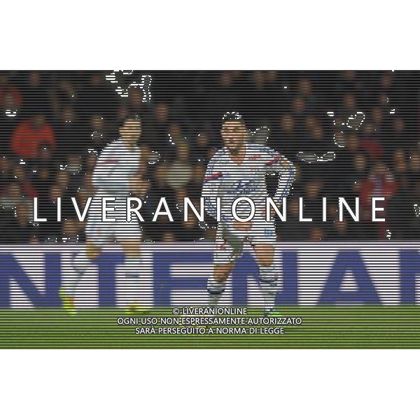Jordan FERRI - 12.12.2014 - Lyon / Caen - 18eme journee de Ligue 1 Photo : Jean Paul Thomas / Icon Sport AG ALDO LIVERANI SAS ONLY ITALY