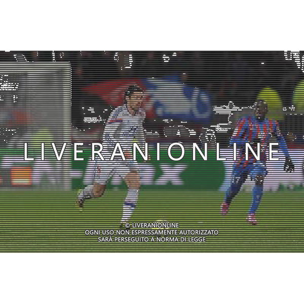 Milan BISEVAC - 12.12.2014 - Lyon / Caen - 18eme journee de Ligue 1 Photo : Jean Paul Thomas / Icon Sport AG ALDO LIVERANI SAS ONLY ITALY