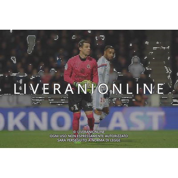 Remy VERCOUTRE / Alexandre LACAZETTE - 12.12.2014 - Lyon / Caen - 18eme journee de Ligue 1 Photo : Jean Paul Thomas / Icon Sport AG ALDO LIVERANI SAS ONLY ITALY