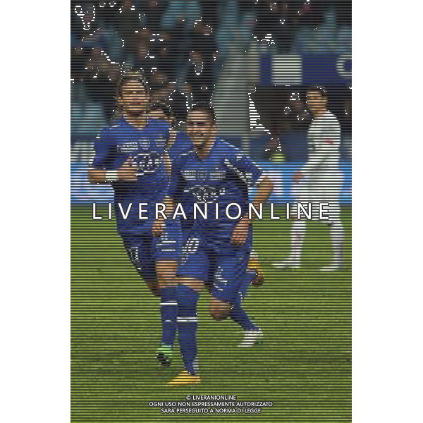 Ryad BOUDEBOUZ - 13.12.2014 - Bastia / Rennes - 18eme journee de Ligue1 Photo : Michel Maestracci / Icon Sport *** Local Caption *** AG ALDO LIVERANI SAS ONLY ITALY *** Local Caption *** AG ALDO LIVERANI SAS ONLY ITALY