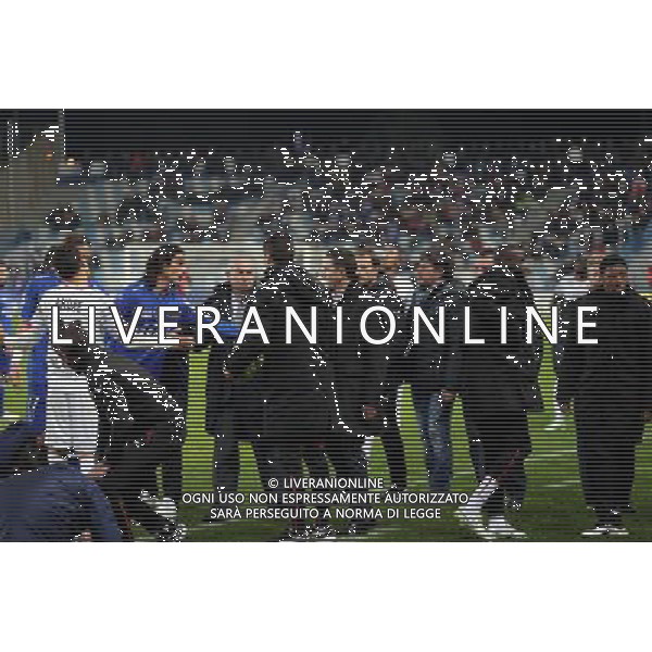 Francois Joseph MODESTO / Philippe MONTANIER - 13.12.2014 - Bastia / Rennes - 18eme journee de Ligue1 Photo : Michel Maestracci / Icon Sport *** Local Caption *** AG ALDO LIVERANI SAS ONLY ITALY *** Local Caption *** AG ALDO LIVERANI SAS ONLY ITALY