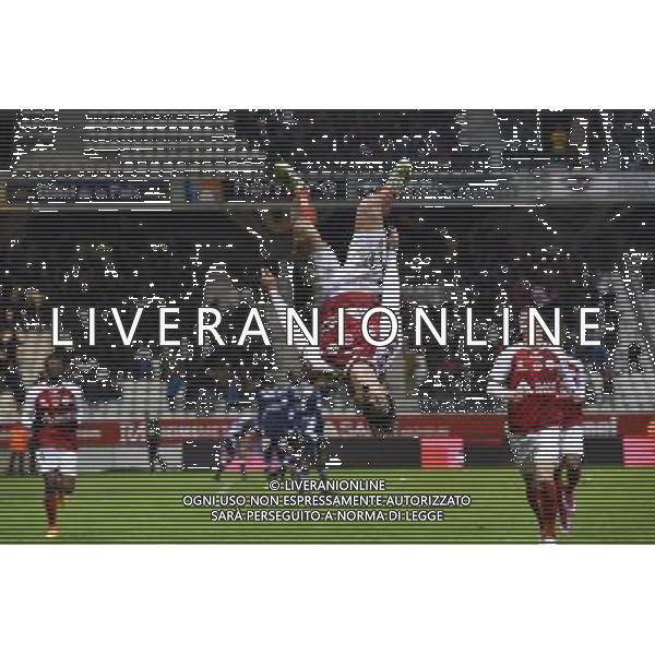 Joie 2eme Goal Diego RIGONATO - 13.12.2014 - Reims / Evian Thonon - 18eme journee de Ligue1 Photo : Fred Porcu / Icon Sport AG ALDO LIVERANI SAS ONLY ITALY