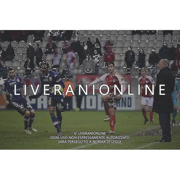 Cedric BARBOSA / Kassim ABDALLAH / Diego RIGONATO / Pascal DUPRAZ - 13.12.2014 - Reims / Evian Thonon - 18eme journee de Ligue1 Photo : Fred Porcu / Icon Sport AG ALDO LIVERANI SAS ONLY ITALY