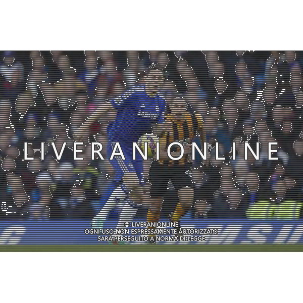 Chelsea\'s Nemanja Matic in action during todays match Photographer Craig Mercer/CameraSport Football - Barclays Premiership - Chelsea v Hull City - Saturday 13th December 2014 - Stamford Bridge - London © CameraSport - 43 Linden Ave. Countesthorpe. Leicester. England. LE8 5PG - Tel: +44 (0) 116 277 4147 - admin@camerasport.com - www.camerasport.com AG ALDO LIVERANI SAS ONLY ITALY