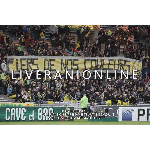 SUPPORTERS NANTES - 13.12.2014 - Nantes / Bordeaux - 18eme journee de Ligue1 Photo : Vincent Michel / Icon Sport AG ALDO LIVERANI SAS ONLY ITALY