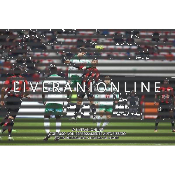 Albert RAFETRANIAINA / Benjamin CORGNET - 14.12.2014 - Nice / Saint Etienne - 18eme journee de Ligue1 Photo : Manu Blondeau / Icon Sport *** Local Caption *** AG ALDO LIVERANI SAS ONLY ITALY *** Local Caption *** AG ALDO LIVERANI SAS ONLY ITALY
