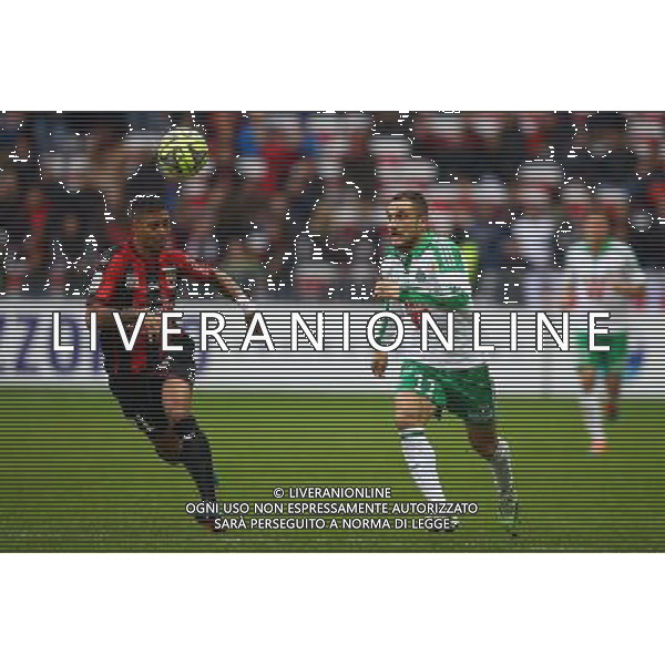 Lloyd PALUN / Yohan MOLLO - 14.12.2014 - Nice / Saint Etienne - 18eme journee de Ligue1 Photo : Manu Blondeau / Icon Sport AG ALDO LIVERANI SAS ONLY ITALY