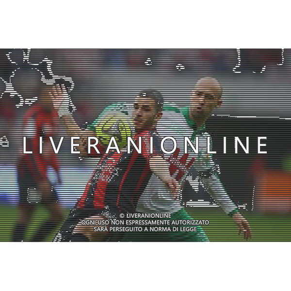 Valentin EYSSERIC / Renaud COHADE - 14.12.2014 - Nice / Saint Etienne - 18eme journee de Ligue1 Photo : Manu Blondeau / Icon Sport AG ALDO LIVERANI SAS ONLY ITALY