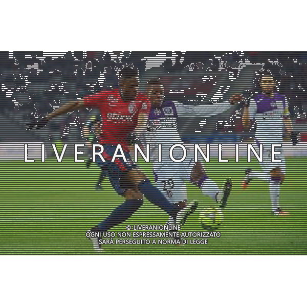 Divock ORIGI / Jacques Francois MOUBANDJE - 14.12.2014 - Lille / Toulouse - 18eme journee de Ligue1 Photo : Dave Winter / Icon Sport *** Local Caption *** AG ALDO LIVERANI SAS ONLY ITALY *** Local Caption *** AG ALDO LIVERANI SAS ONLY ITALY