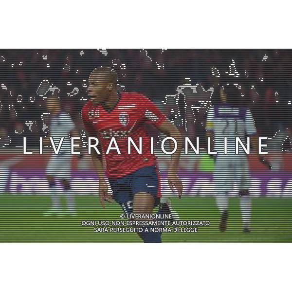 Joie Djibril SIDIBE - 14.12.2014 - Lille / Toulouse - 18eme journee de Ligue1 Photo : Dave Winter / Icon Sport *** Local Caption *** AG ALDO LIVERANI SAS ONLY ITALY *** Local Caption *** AG ALDO LIVERANI SAS ONLY ITALY