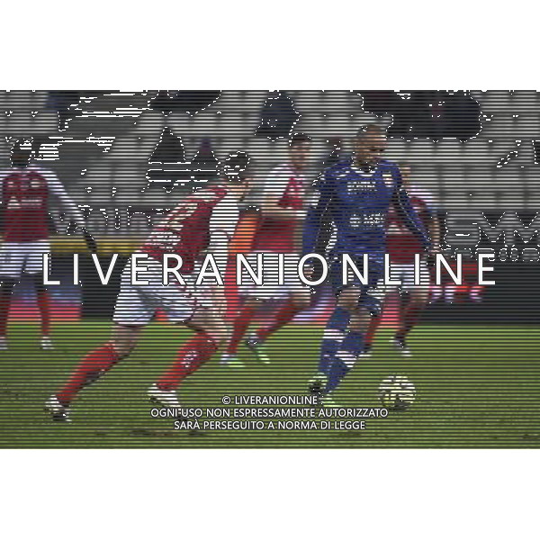 Aldo ANGOULA - 13.12.2014 - Reims / Evian Thonon - 18eme journee de Ligue1 Photo : Fred Porcu / Icon Sport AG ALDO LIVERANI SAS ONLY ITALY
