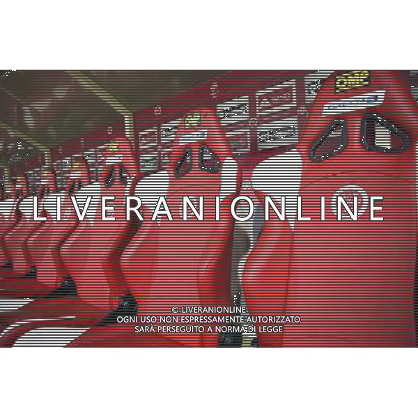 Banc remplacants Reims - 13.12.2014 - Reims / Evian Thonon - 18eme journee de Ligue1 Photo : Fred Porcu / Icon Sport AG ALDO LIVERANI SAS ONLY ITALY