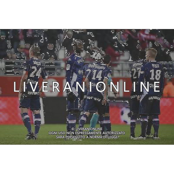 Deception Cedric MONGONGU - 13.12.2014 - Reims / Evian Thonon - 18eme journee de Ligue1 Photo : Fred Porcu / Icon Sport AG ALDO LIVERANI SAS ONLY ITALY