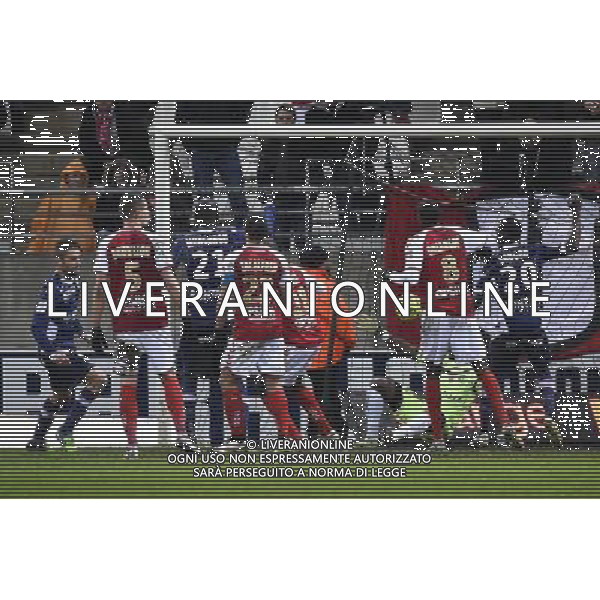 Goal Cedric CAMBON - 13.12.2014 - Reims / Evian Thonon - 18eme journee de Ligue1 Photo : Fred Porcu / Icon Sport AG ALDO LIVERANI SAS ONLY ITALY