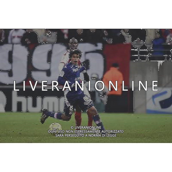Ignacio TEJEDA / Prince ONIANGUE - 13.12.2014 - Reims / Evian Thonon - 18eme journee de Ligue1 Photo : Fred Porcu / Icon Sport AG ALDO LIVERANI SAS ONLY ITALY