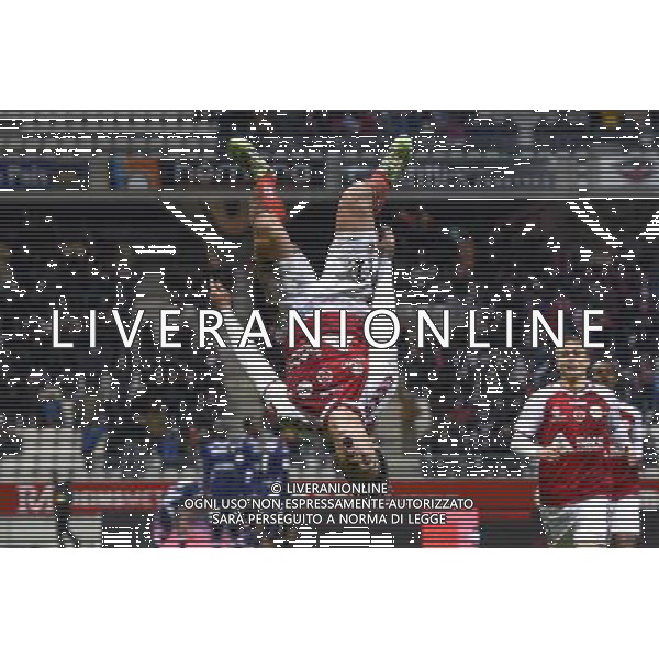 Joie Diego RIGONATO - 13.12.2014 - Reims / Evian Thonon - 18eme journee de Ligue1 Photo : Fred Porcu / Icon Sport AG ALDO LIVERANI SAS ONLY ITALY
