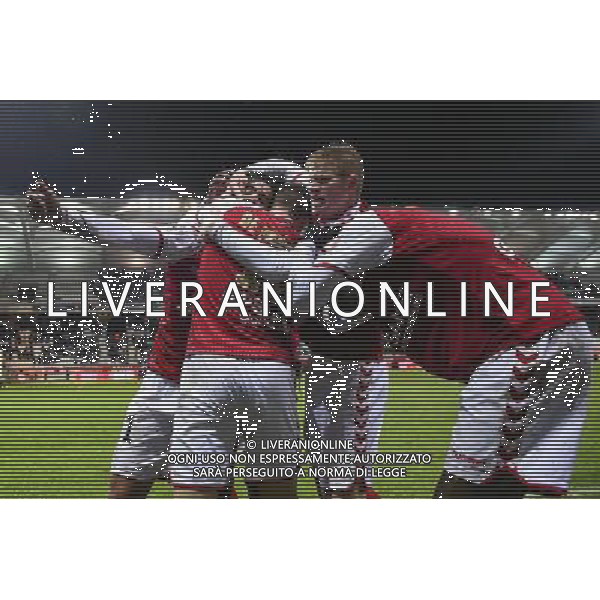 Joie Diego RIGONATO - 13.12.2014 - Reims / Evian Thonon - 18eme journee de Ligue1 Photo : Fred Porcu / Icon Sport AG ALDO LIVERANI SAS ONLY ITALY