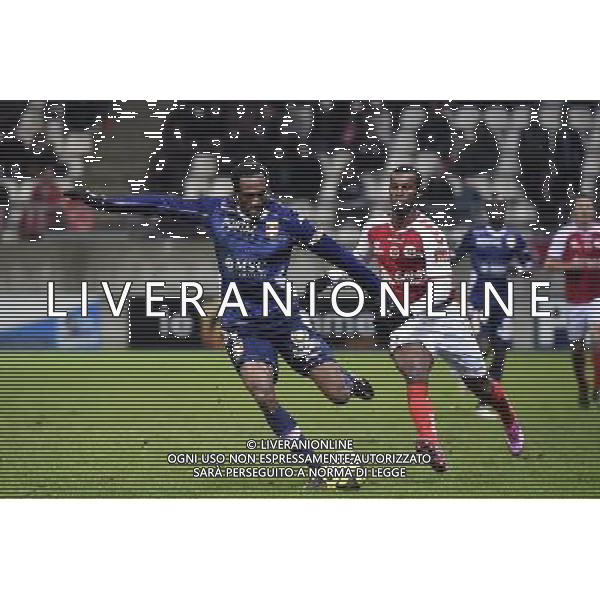 Kasim ABDALLAH / Odair FORTES - 13.12.2014 - Reims / Evian Thonon - 18eme journee de Ligue1 Photo : Fred Porcu / Icon Sport AG ALDO LIVERANI SAS ONLY ITALY