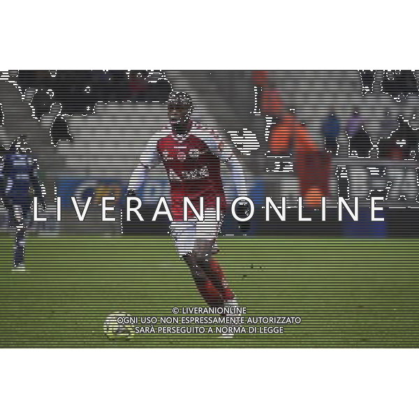 Prince ONIANGUE - 13.12.2014 - Reims / Evian Thonon - 18eme journee de Ligue1 Photo : Fred Porcu / Icon Sport AG ALDO LIVERANI SAS ONLY ITALY