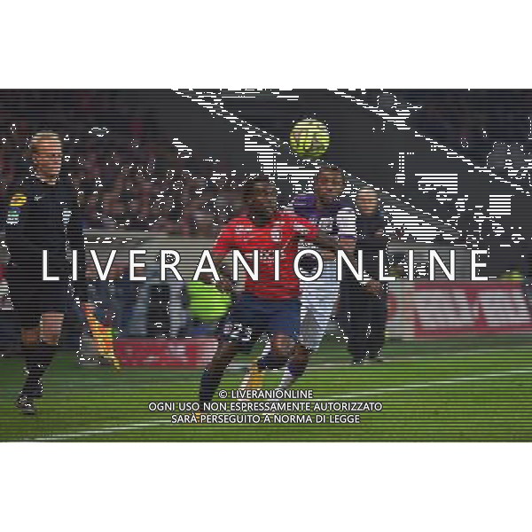 Pape SOUARE / Jean Daniel AKPA AKPRO - 14.12.2014 - Lille / Toulouse - 18eme journee de Ligue1 Photo : Dave Winter / Icon Sport AG ALDO LIVERANI SAS ONLY ITALY