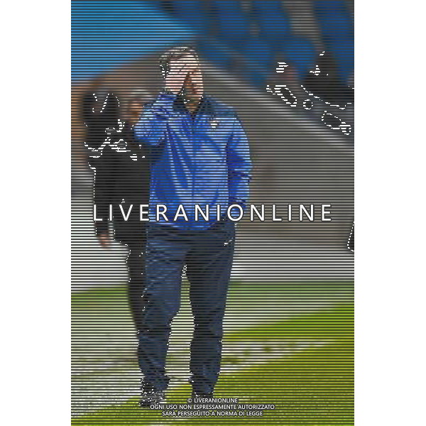 Deception Philippe BIZEUL - 12.12.2014 - Le Havre / Laval - 17eme journee de Ligue 2 Photo : Fred Porcu / Icon Sport /Agenzia Aldo Liverani sas - ITALY ONLY - EDITORIAL USE ONLY