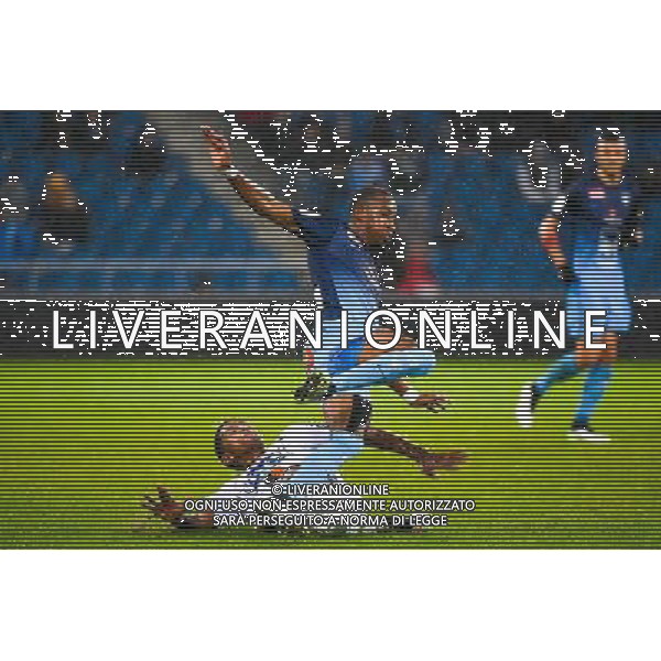 Hassane ALLA / Moussa SAO - 12.12.2014 - Le Havre / Laval - 17eme journee de Ligue 2 Photo : Fred Porcu / Icon Sport /Agenzia Aldo Liverani sas - ITALY ONLY - EDITORIAL USE ONLY