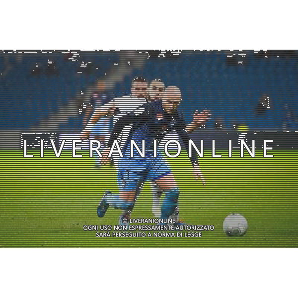 Ludovic GAMBOA / Fouad CHAFIK - 12.12.2014 - Le Havre / Laval - 17eme journee de Ligue 2 Photo : Fred Porcu / Icon Sport /Agenzia Aldo Liverani sas - ITALY ONLY - EDITORIAL USE ONLY