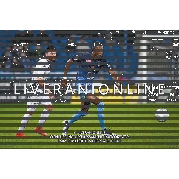 Martin MIMOUN / Moussa SAO - 12.12.2014 - Le Havre / Laval - 17eme journee de Ligue 2 Photo : Fred Porcu / Icon Sport /Agenzia Aldo Liverani sas - ITALY ONLY - EDITORIAL USE ONLY