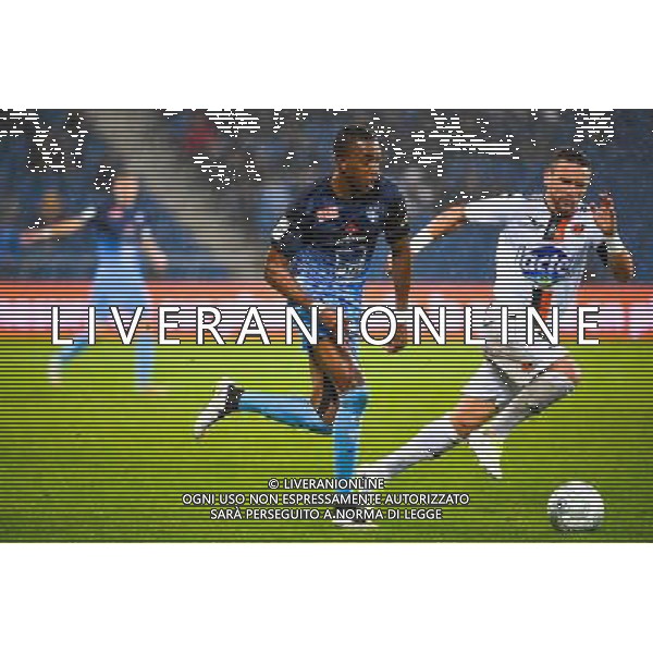 Moussa SAO / Anthony GONCALVES - 12.12.2014 - Le Havre / Laval - 17eme journee de Ligue 2 Photo : Fred Porcu / Icon Sport /Agenzia Aldo Liverani sas - ITALY ONLY - EDITORIAL USE ONLY