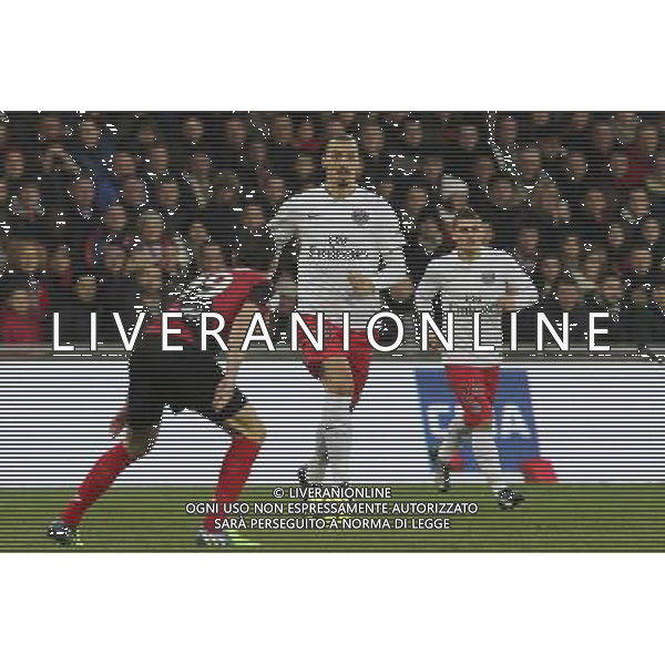 Zlatan IBRAHIMOVIC - 14.12.2014 - Guingamp / Paris Saint Germain - 18eme journee de Ligue 1 Photo : Vincent Michel / Icon Sport /Agenzia Aldo Liverani sas - ITALY ONLY - EDITORIAL USE ONLY