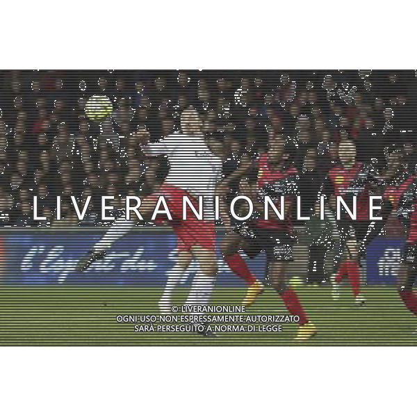 Zlatan IBRAHIMOVIC / Jeremy SORBON - 14.12.2014 - Guingamp / Paris Saint Germain - 18eme journee de Ligue 1 Photo : Vincent Michel / Icon Sport /Agenzia Aldo Liverani sas - ITALY ONLY - EDITORIAL USE ONLY