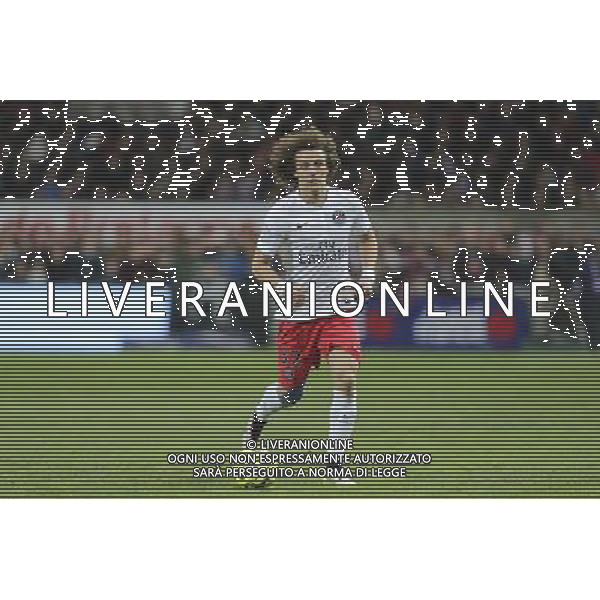 David LUIZ - 14.12.2014 - Guingamp / Paris Saint Germain - 18eme journee de Ligue 1 Photo : Vincent Michel / Icon Sport /Agenzia Aldo Liverani sas - ITALY ONLY - EDITORIAL USE ONLY