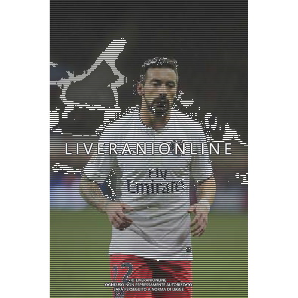 Ezequiel LAVEZZI - 14.12.2014 - Guingamp / Paris Saint Germain - 18eme journee de Ligue 1 Photo : Vincent Michel / Icon Sport /Agenzia Aldo Liverani sas - ITALY ONLY - EDITORIAL USE ONLY