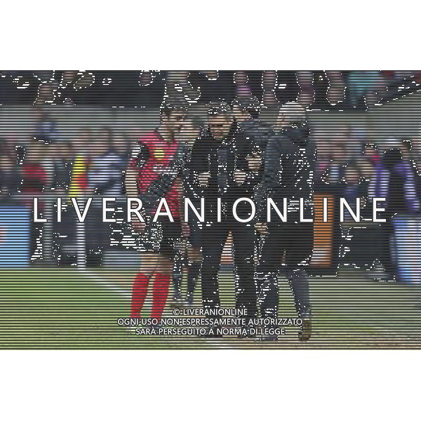 Jocelyn GOURVENNEC / Christophe KERBRAT - 14.12.2014 - Guingamp / Paris Saint Germain - 18eme journee de Ligue 1 Photo : Vincent Michel / Icon Sport /Agenzia Aldo Liverani sas - ITALY ONLY - EDITORIAL USE ONLY