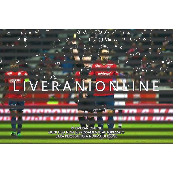 Marko BASA / Fredy FAUTREL - 14.12.2014 - Lille / Toulouse - 18eme journee de Ligue1 Photo : Dave Winter / Icon Sport /Agenzia Aldo Liverani sas - ITALY ONLY - EDITORIAL USE ONLY
