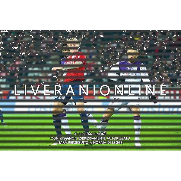Simon KJAER / Dragos GRIGORE - 14.12.2014 - Lille / Toulouse - 18eme journee de Ligue1 Photo : Dave Winter / Icon Sport /Agenzia Aldo Liverani sas - ITALY ONLY - EDITORIAL USE ONLY