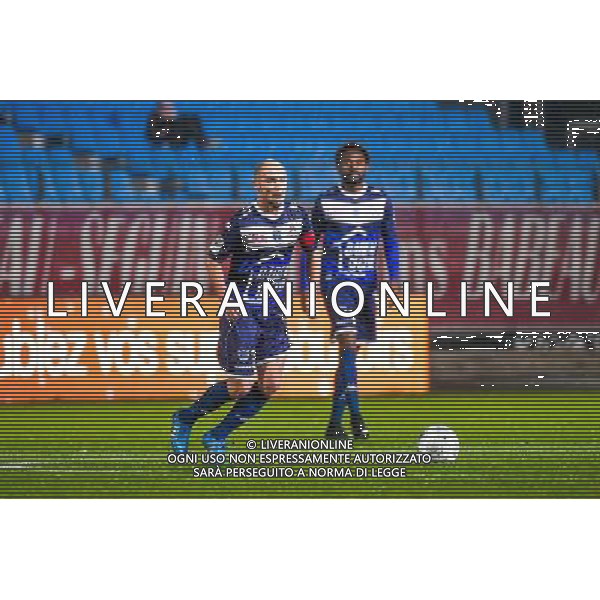 Benjamin NIVET - 15.12.2014 - Troyes / Nimes - 17e journee Ligue 2 Photo : Fred Porcu / Icon Sport AG ALDO LIVERANI SAS ONLY ITALY
