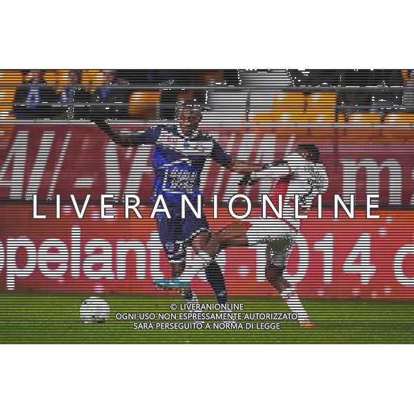 Lionel CAROLE / Jeremy CORDOVAL - 15.12.2014 - Troyes / Nimes - 17e journee Ligue 2 Photo : Fred Porcu / Icon Sport AG ALDO LIVERANI SAS ONLY ITALY