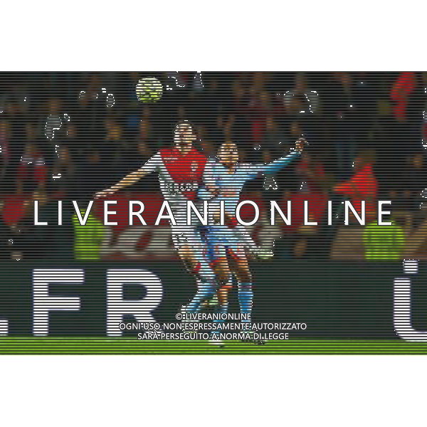 Bernardo Silva / Bilel Boutobba - 14.12.2014 - Monaco / Marseille - 18eme journee de Ligue1 Photo : Manu Blondeau / Icon Sport *** Local Caption *** AG ALDO LIVERANI SAS ONLY ITALY *** Local Caption *** AG ALDO LIVERANI SAS ONLY ITALY