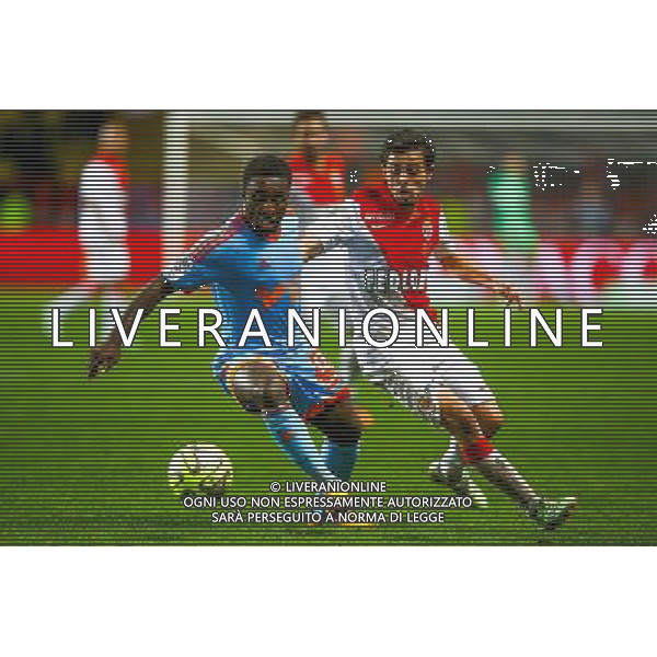 Brice Djadjedje - 14.12.2014 - Monaco / Marseille - 18eme journee de Ligue1 Photo : Manu Blondeau / Icon Sport *** Local Caption *** AG ALDO LIVERANI SAS ONLY ITALY *** Local Caption *** AG ALDO LIVERANI SAS ONLY ITALY