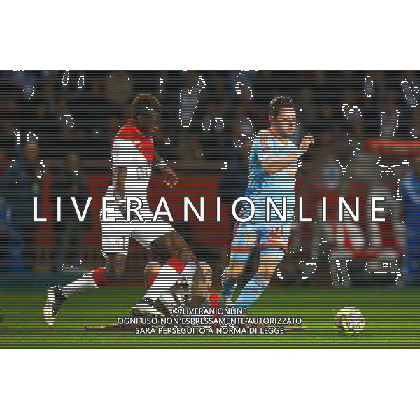 Florian Thauvin - 14.12.2014 - Monaco / Marseille - 18eme journee de Ligue1 Photo : Manu Blondeau / Icon Sport *** Local Caption *** AG ALDO LIVERANI SAS ONLY ITALY *** Local Caption *** AG ALDO LIVERANI SAS ONLY ITALY