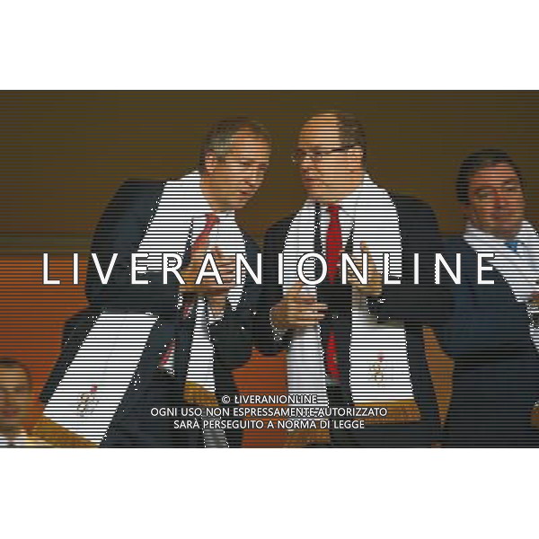 Vadim Vasilyev / Prince Albert de Monaco - 14.12.2014 - Monaco / Marseille - 18eme journee de Ligue1 Photo : Manu Blondeau / Icon Sport AG ALDO LIVERANI SAS ONLY ITALY *** Local Caption ***