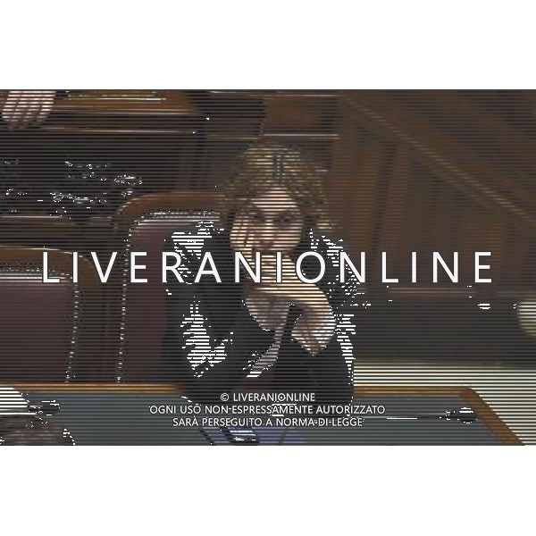 Comunicazioni del Presidente del Consiglio dei ministri in vista del Consiglio europeo del 18 dicembre 2014 alla Camera Roma 16 dicembre 2014 nella foto Marianna madia ©Corradetti/AGENZIA ALDO LIVERANI SAS